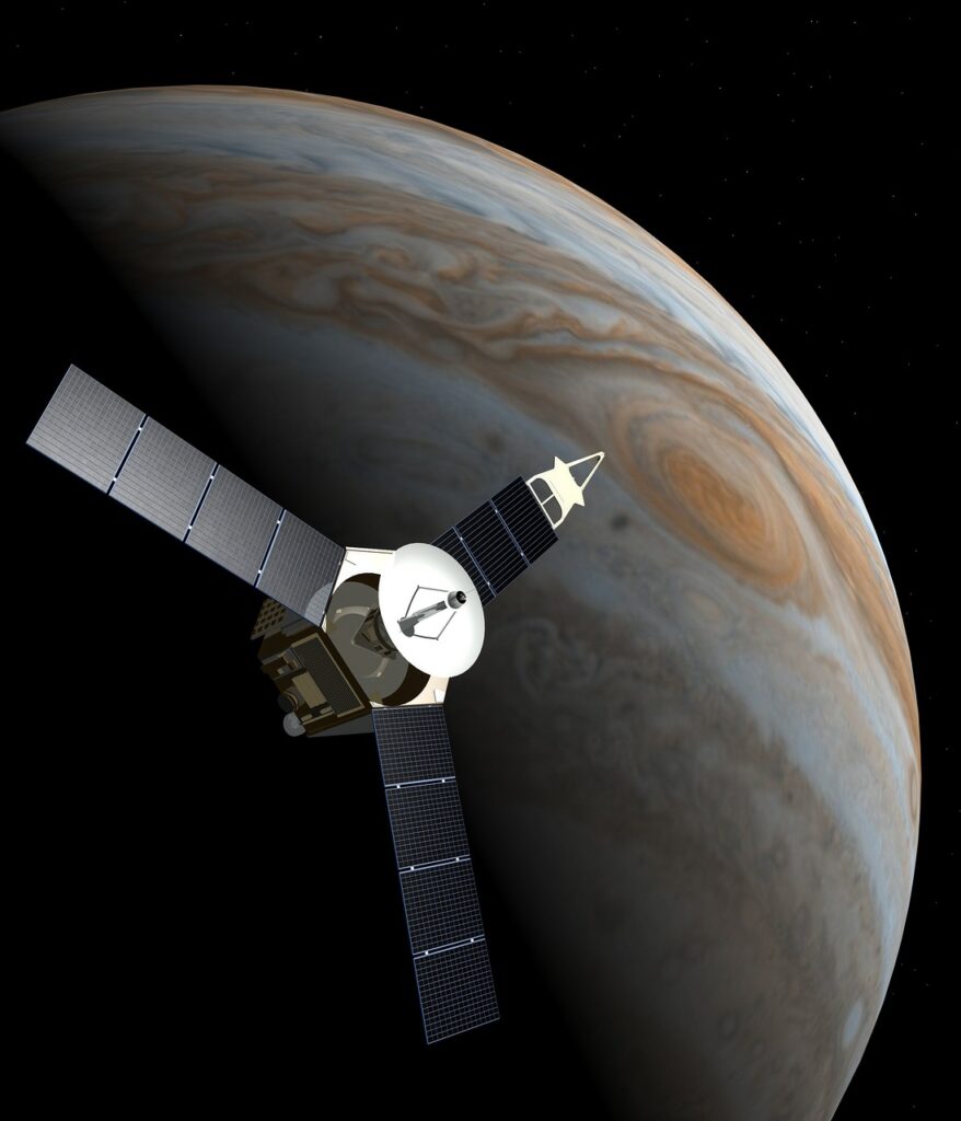 space probe, jupiter, space craft